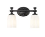 Vanity Z-Lite 1102-2V-MB Matte Black Orion 2 Light Vanity Z-Lite