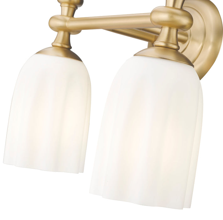 Vanity Z-Lite 1102-2V-MGLD Modern Gold Orion 2 Light Vanity Z-Lite
