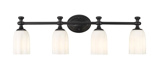 Vanity Z-Lite 1102-4V-MB Matte Black Orion 4 Light Vanity Z-Lite