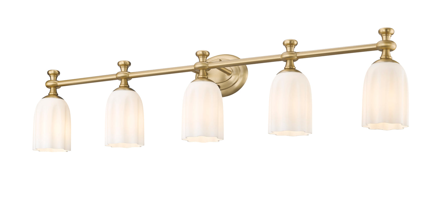 Vanity Z-Lite 1102-5V-MGLD Modern Gold Orion 5 Light Vanity Z-Lite