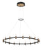 Eurofase 37044-015 Albany 45" Brass-Black Mix LED Chandelier