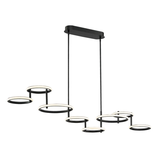 Eurofase 39421-012 Giro 59" Matte Black LED Chandelier