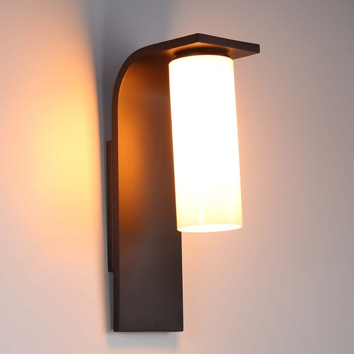 Eurofase 41971-017 Colonne 15" Powder Coat Black Outdoor Wall Light
