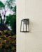 Exterior Wall Sconce Thesis 207058A Salford 13 inch 1 light Matte Black Exterior Wall Sconce with Clear Antique Glass THESIS