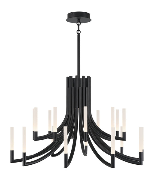 Eurofase 49012-033 Olette 42" Matte Black LED Chandelier
