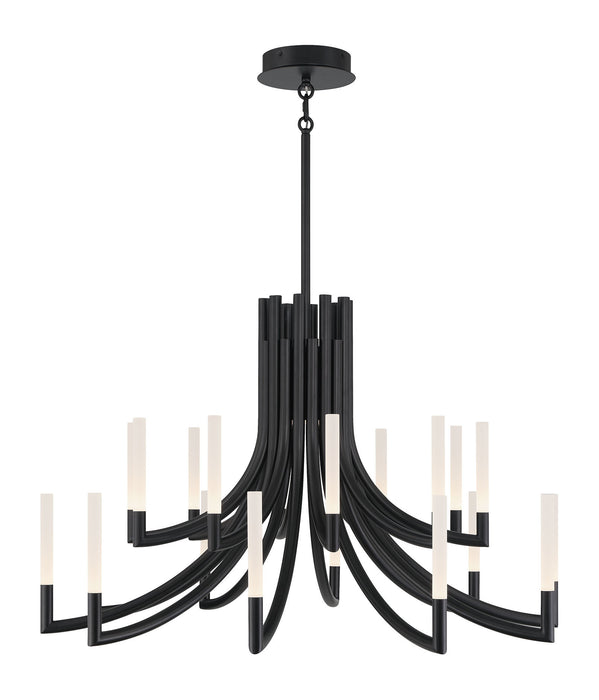 Eurofase 49012-033 Olette 42" Matte Black LED Chandelier