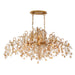 Eurofase 29061-013 Campobasso 45" Gold Chandelier
