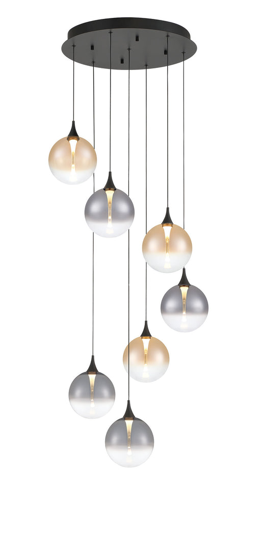 Eurofase 48929-044 Iissa 21" Matte Black LED Chandelier