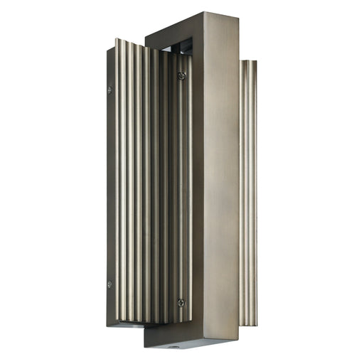 Exterior Wall Sconce Thesis 207067A Jubilee 12 inch Forged Bronze 5CCT LED Exterior Wall Sconce THESIS