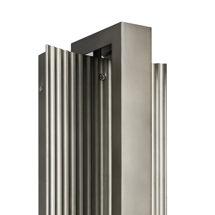 Exterior Wall Sconce Thesis 207067A Jubilee 12 inch Forged Bronze 5CCT LED Exterior Wall Sconce THESIS