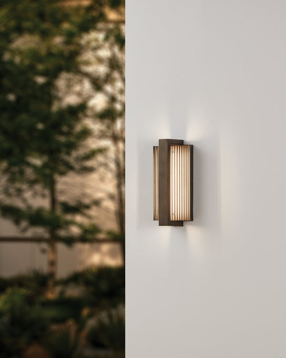 Exterior Wall Sconce Thesis 207067A Jubilee 12 inch Forged Bronze 5CCT LED Exterior Wall Sconce THESIS
