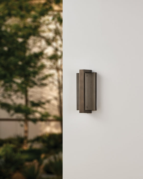 Exterior Wall Sconce Thesis 207067A Jubilee 12 inch Forged Bronze 5CCT LED Exterior Wall Sconce THESIS