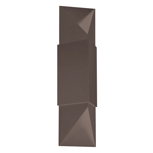 Exterior Wall Sconce Thesis 207733A Brera 20 inch 2 light Matte Black and Textured Black Exterior Wall Sconce THESIS