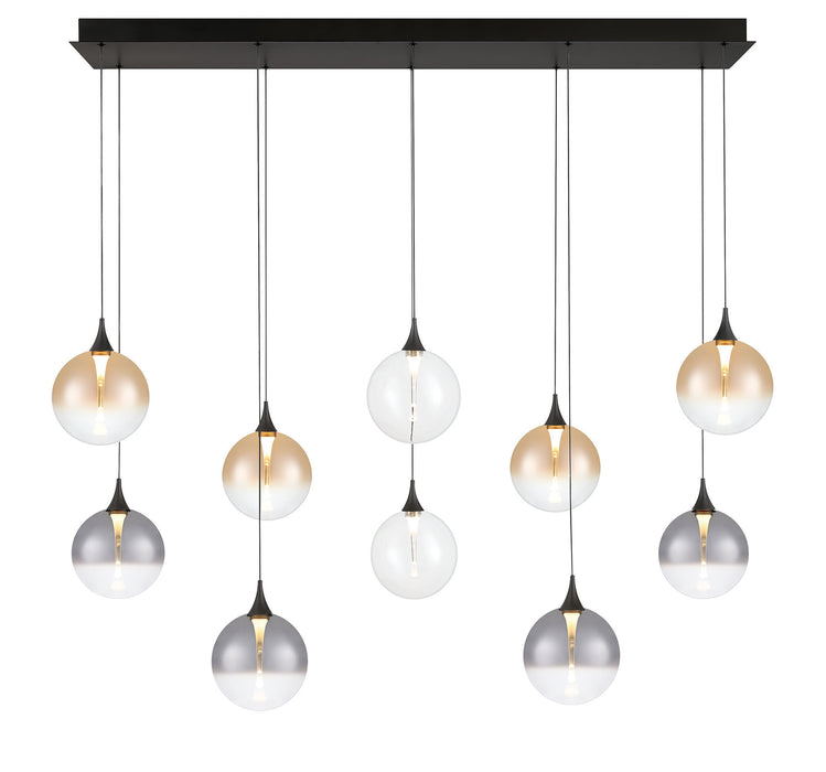 Eurofase 48933-047 Iissa 47" Matte Black LED Chandelier