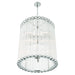 Eurofase 47238-022 Glasbury 27" Polished Nickel Chandelier
