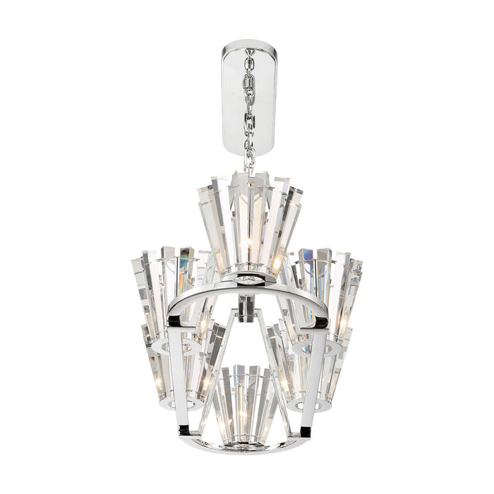 Eurofase 38867-019 Ricca 45" Chrome Chandelier