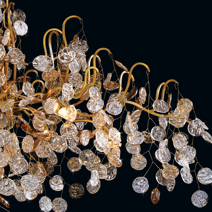 Eurofase 29061-013 Campobasso 45" Gold Chandelier