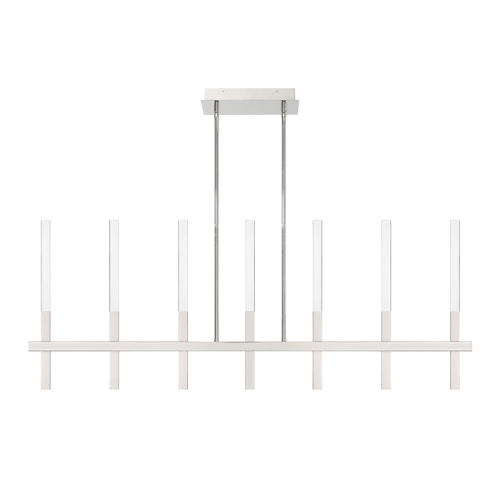 Eurofase 46476-029 Benicio 46" Polished Nickel LED Chandelier
