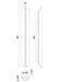 Eurofase 49015-027 Inntra 40" Damascus Black LED Outdoor Wall Light
