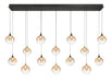 Eurofase 48940-030 Iissa 72" Gold-Black Mix LED Chandelier