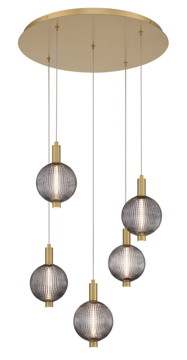 Eurofase 47208-018 Palmas 24" Gold LED Chandelier