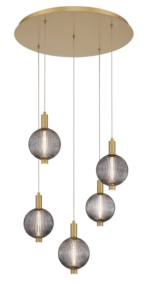 Eurofase 47208-018 Palmas 24" Gold LED Chandelier