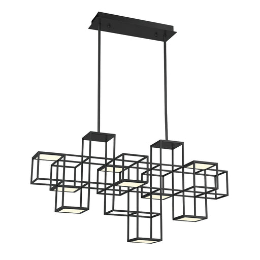 Eurofase 38258-026 Ferro 40" Matte Black LED Chandelier
