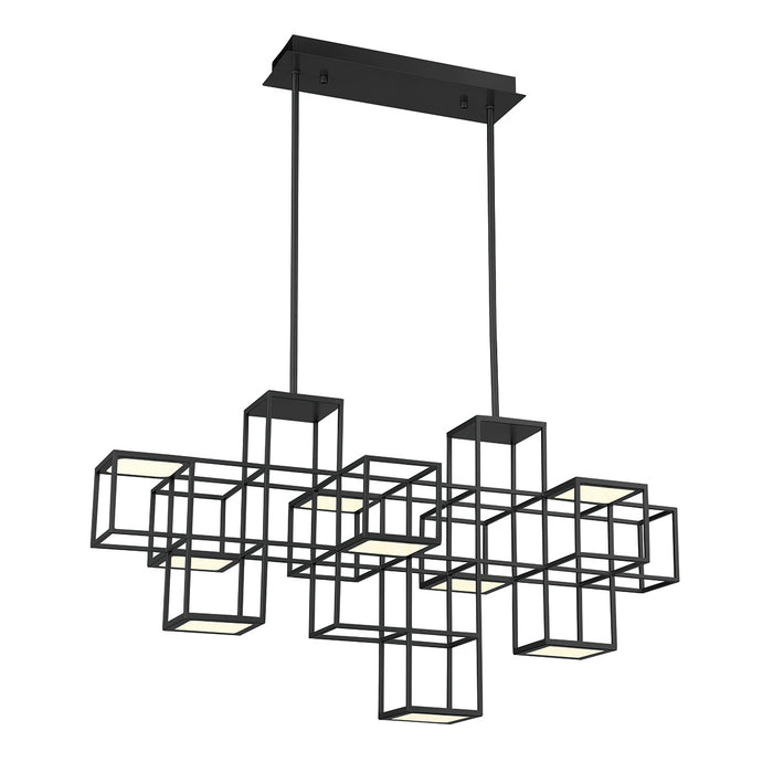 Eurofase 38258-026 Ferro 40" Matte Black LED Chandelier