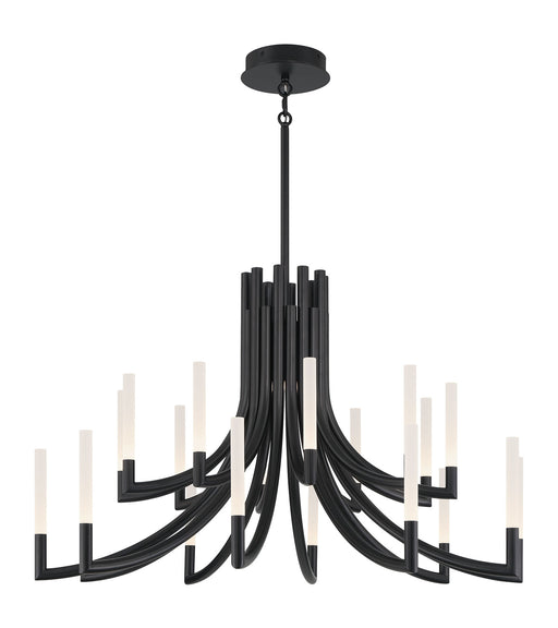 Eurofase 49012-033 Olette 42" Matte Black LED Chandelier