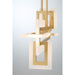 Eurofase 45718-014 Inizio 33" Matte Gold LED Chandelier