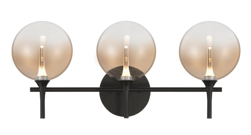 Eurofase 48915-038 Iissa 3-Light Matte Black LED Vanity Light