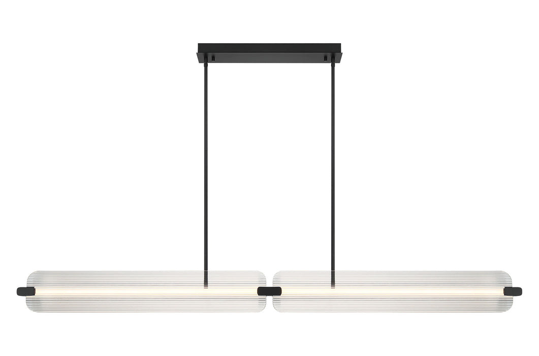 Eurofase 50056-026 Neoness 67" Matte Black LED Chandelier