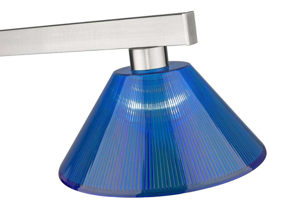 Billiard Z-Lite 152BN-ARDB Brushed Nickel Cobalt 3 Light Billiard Z-Lite