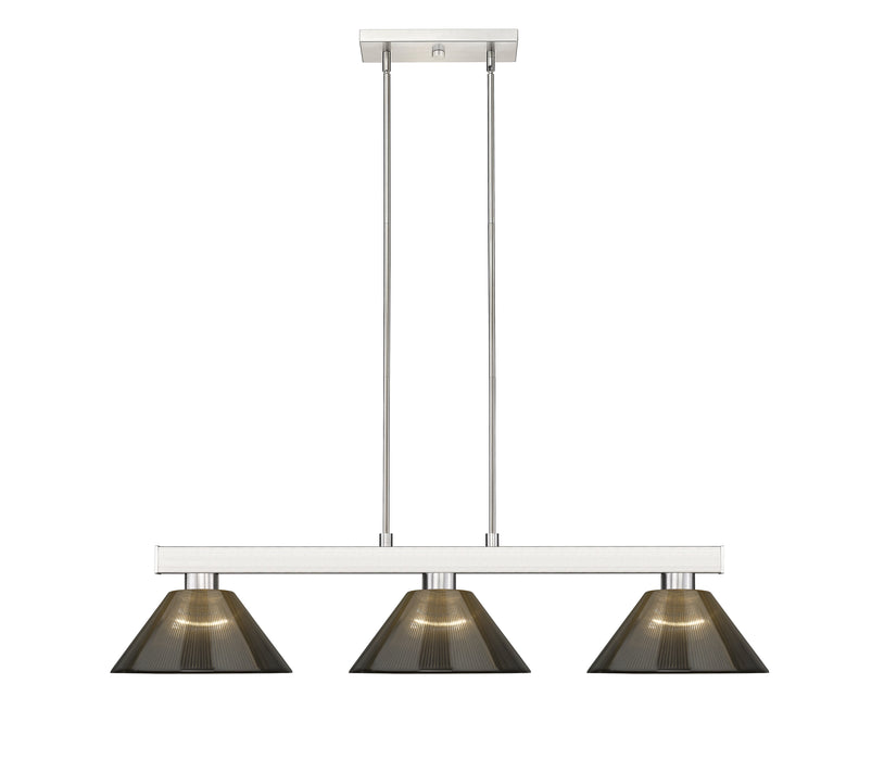 Billiard Z-Lite 152BN-ARS Brushed Nickel Players 3 Light Billiard Z-Lite
