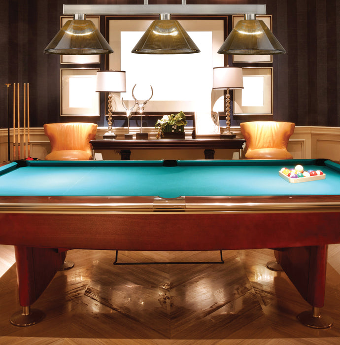 Billiard Z-Lite 152BN-ARS Brushed Nickel Players 3 Light Billiard Z-Lite