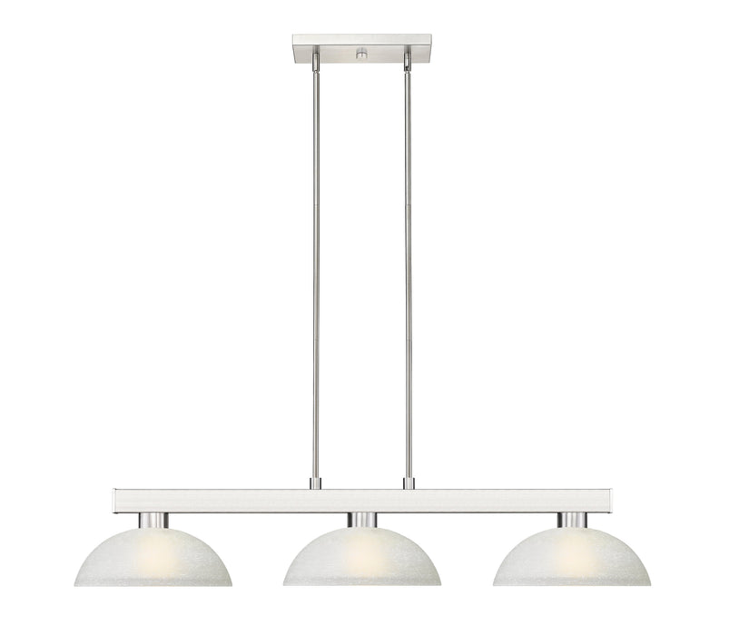Billiard Z-Lite 152BN-DWL14 Brushed Nickel Cobalt 3 Light Billiard Z-Lite