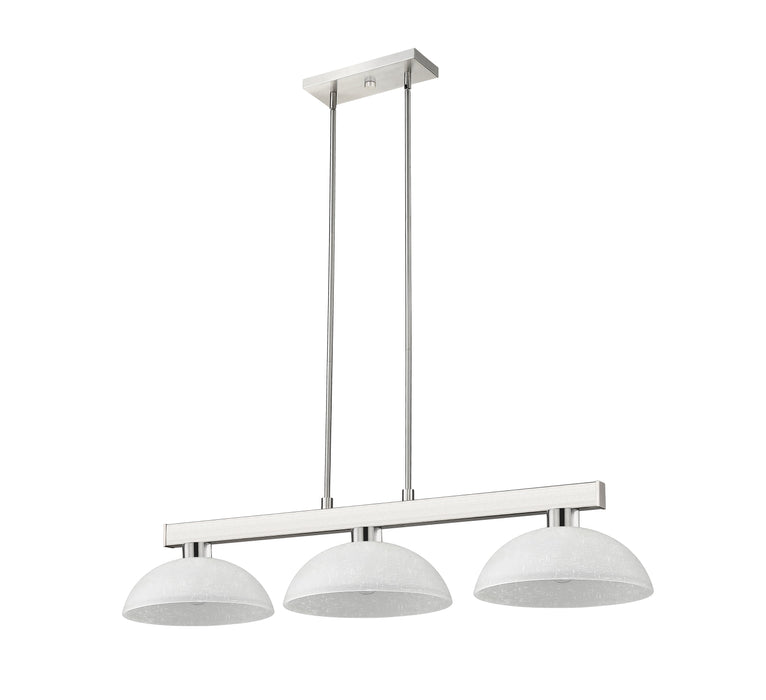 Billiard Z-Lite 152BN-DWL14 Brushed Nickel Cobalt 3 Light Billiard Z-Lite