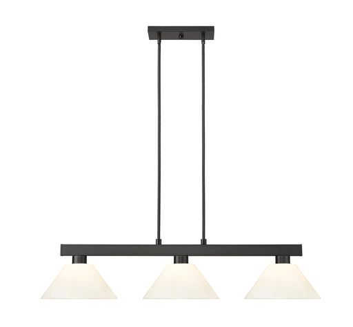 Billiard Z-Lite 152MB-PWH Matte Black Cobalt 3 Light Billiard Z-Lite