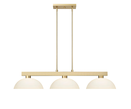 Billiard Z-Lite 152MGLD-DMO14 Modern Gold Cobalt 3 Light Billiard Z-Lite