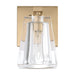 Vanity Light Thesis 206981A Valentin 4 inch 1 light Champagne Gold Vanity Light with Clear Pressed Glass Shade THESIS