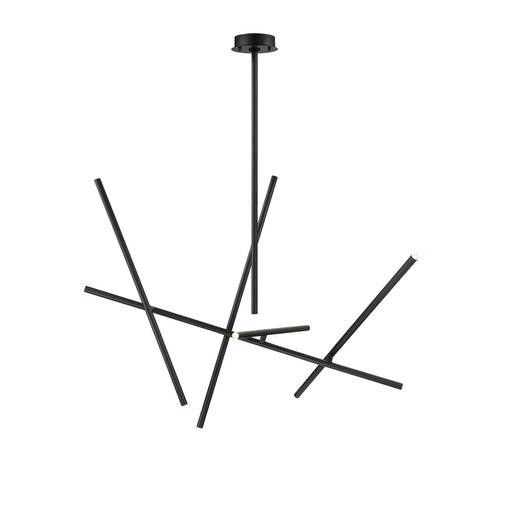 Eurofase 36250-011 Crossroads 47" Matte Black LED Chandelier