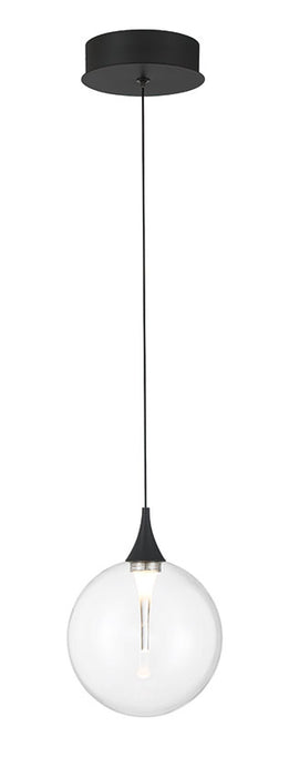 Eurofase 50250-011 Iissa 6" Matte Black LED Pendant Light