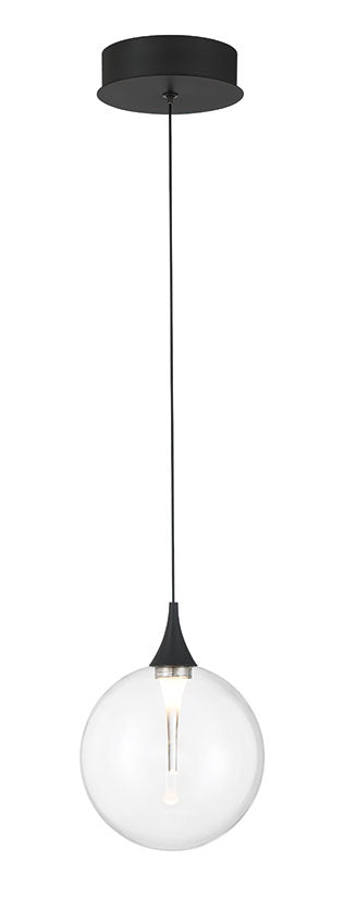 Eurofase 50250-011 Iissa 6" Matte Black LED Pendant Light