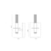 Eurofase 45233-012 Torna 1-Light Gold LED Vanity Light