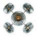 Eurofase 38129-025 Nottingham 28" Polished Nickel Chandelier