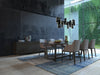 Eurofase 38044-021 Coburg 42" Anodized Black LED Chandelier