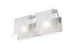 Vanity Z-Lite 169-2V-BN Brushed Nickel Zephyr 2 Light Vanity Z-Lite
