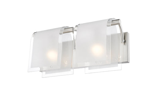 Vanity Z-Lite 169-2V-BN Brushed Nickel Zephyr 2 Light Vanity Z-Lite