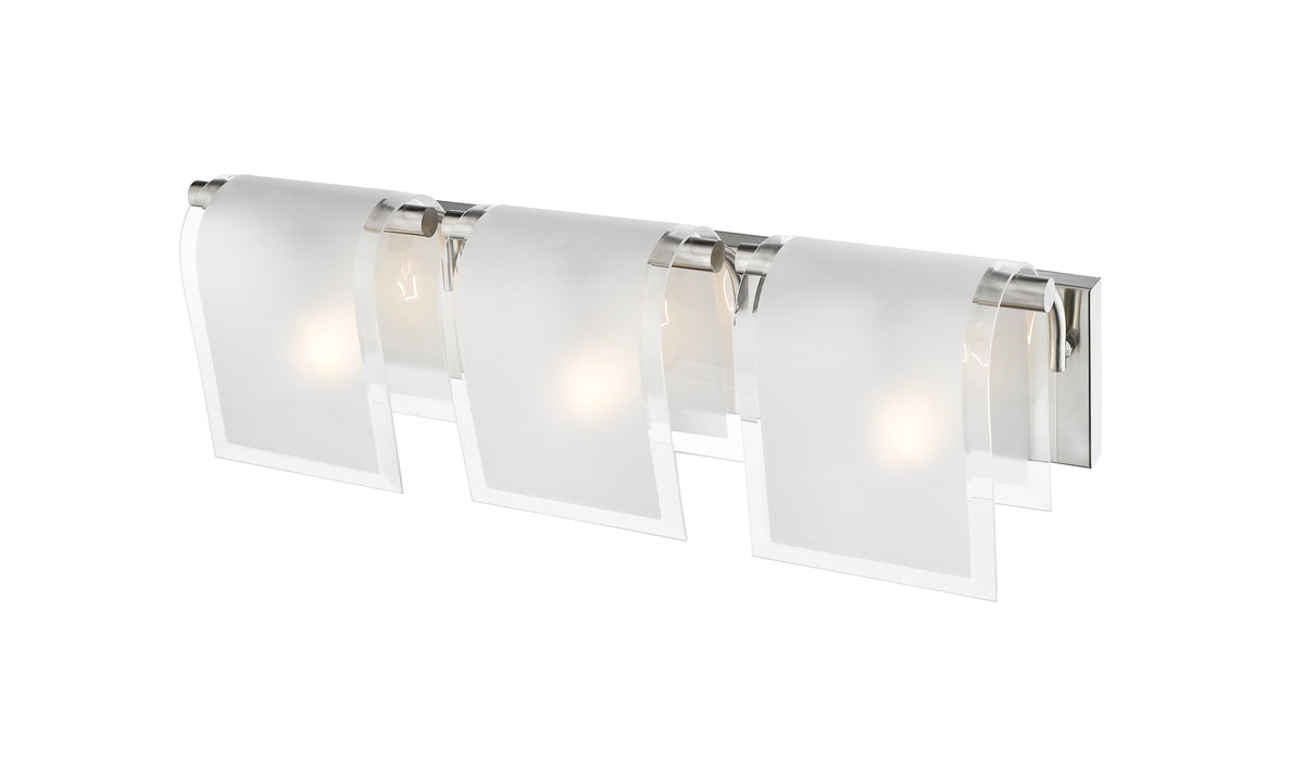 Vanity Z-Lite 169-3V-BN Brushed Nickel Zephyr 3 Light Vanity Z-Lite