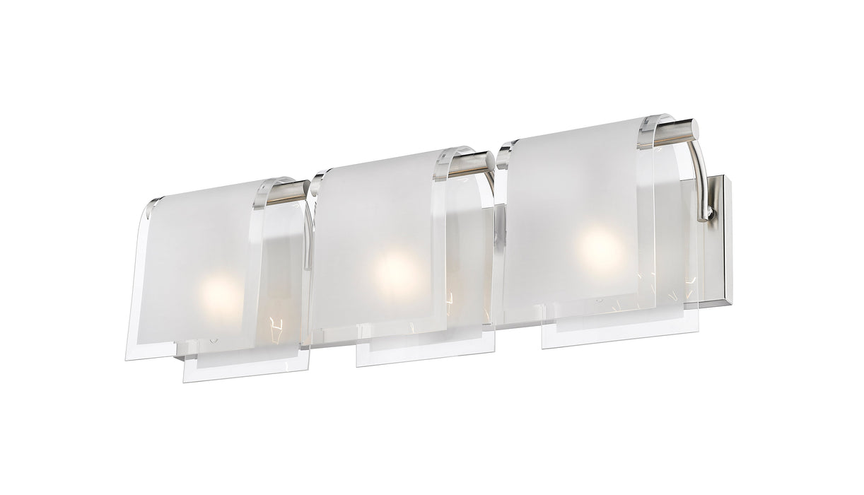 Vanity Z-Lite 169-3V-BN Brushed Nickel Zephyr 3 Light Vanity Z-Lite